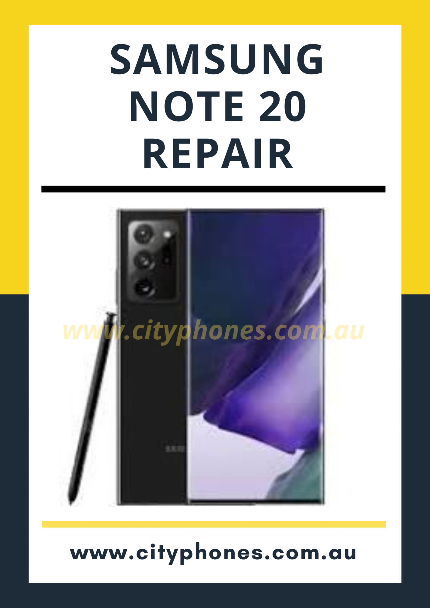 Samsung Note 20 Screen Repair And Battery Replacement